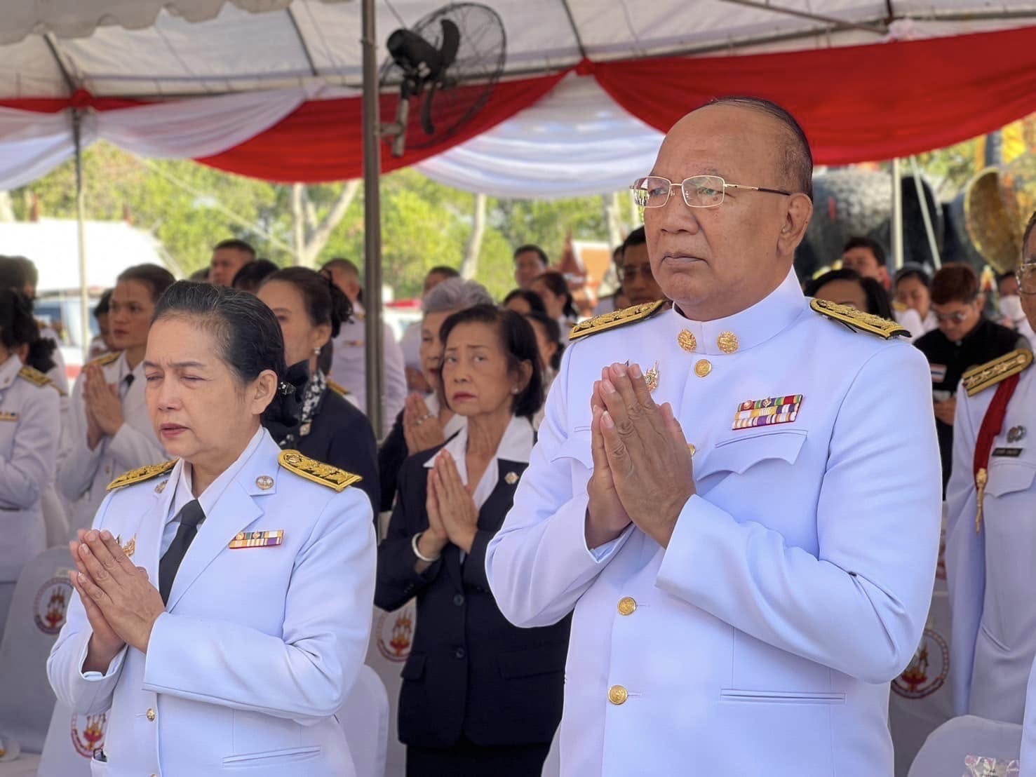 พช.กรุงเก่า ร่วมพิธีถวายราชสักการะและบวงสรวงดวงพระวิญญาณ “สมเด็จพระนเรศวรมหาราช” เพื่อแสดงความกตัญญูและน้อมรำลึกเนื่องใน “วันยุทธหัตถี”