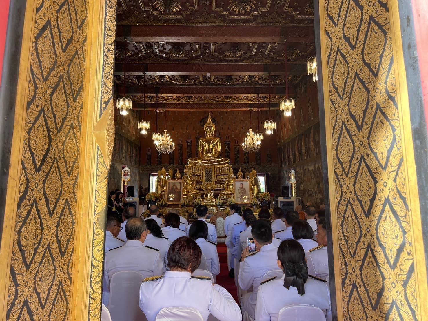 พช.อยุธยา ร่วมพิธีเจริญพระพุทธมนต์ ถวายพระราชกุศล พระบาทสมเด็จพระเจ้าอยู่หัว เนื่องในโอกาสพระราชพิธีสมมงคลพระชนมายุเท่าพระบาทสมเด็จพระพุทธยอดฟ้าจุฬาโลกมหาราช