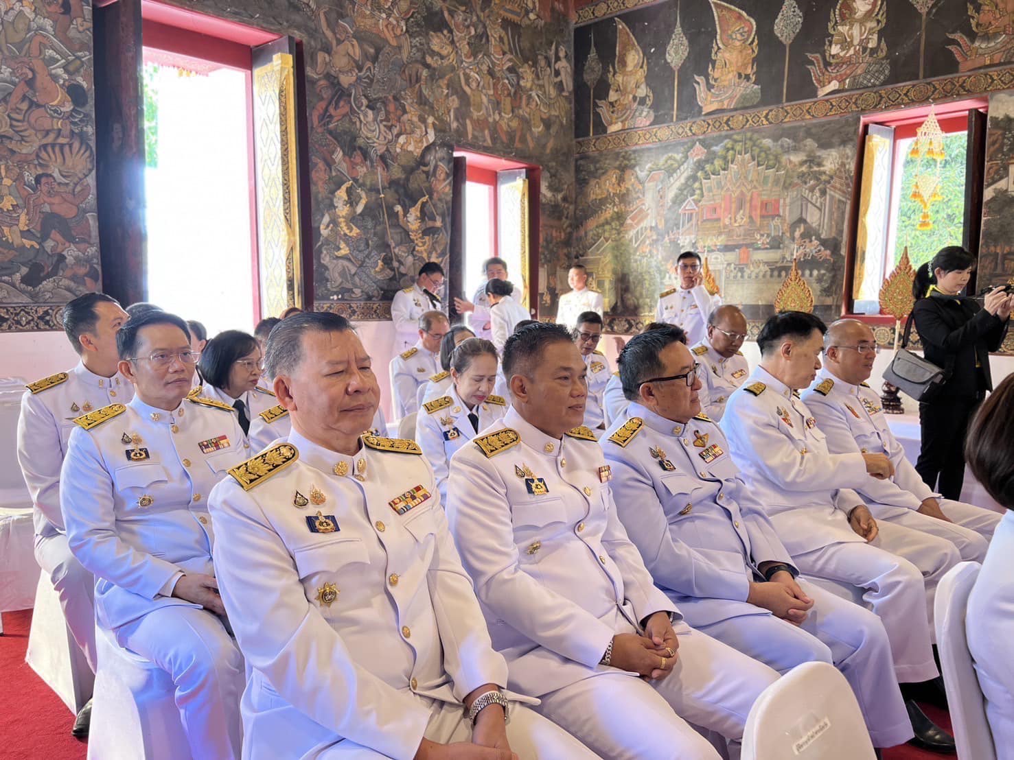 พช.อยุธยา ร่วมพิธีเจริญพระพุทธมนต์ ถวายพระราชกุศล พระบาทสมเด็จพระเจ้าอยู่หัว เนื่องในโอกาสพระราชพิธีสมมงคลพระชนมายุเท่าพระบาทสมเด็จพระพุทธยอดฟ้าจุฬาโลกมหาราช