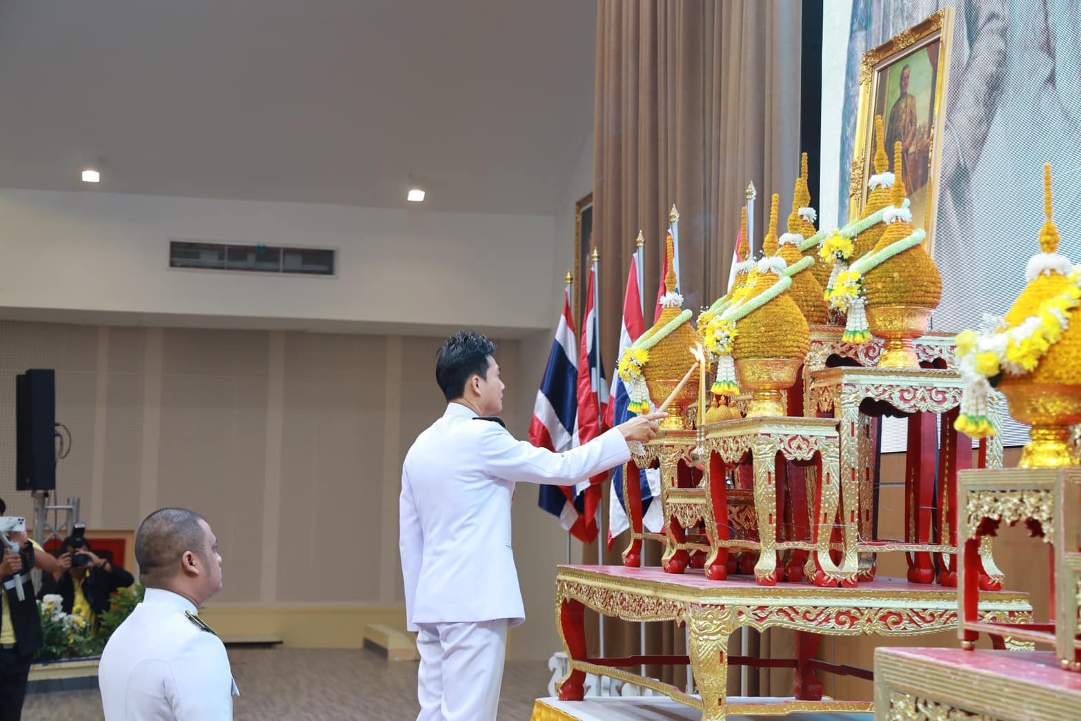 พช.อยุธยา ร่วมพิธี 3 ศาสนามหามงคล ถวายพระราชกุศลพระบาทสมเด็จพระเจ้าอยู่หัว เนื่องในโอกาสพระราชพิธีสมมงคลพระชนมายุเท่าพระบาทสมเด็จพระพุทธยอดฟ้าจุฬาโลกมหาราช