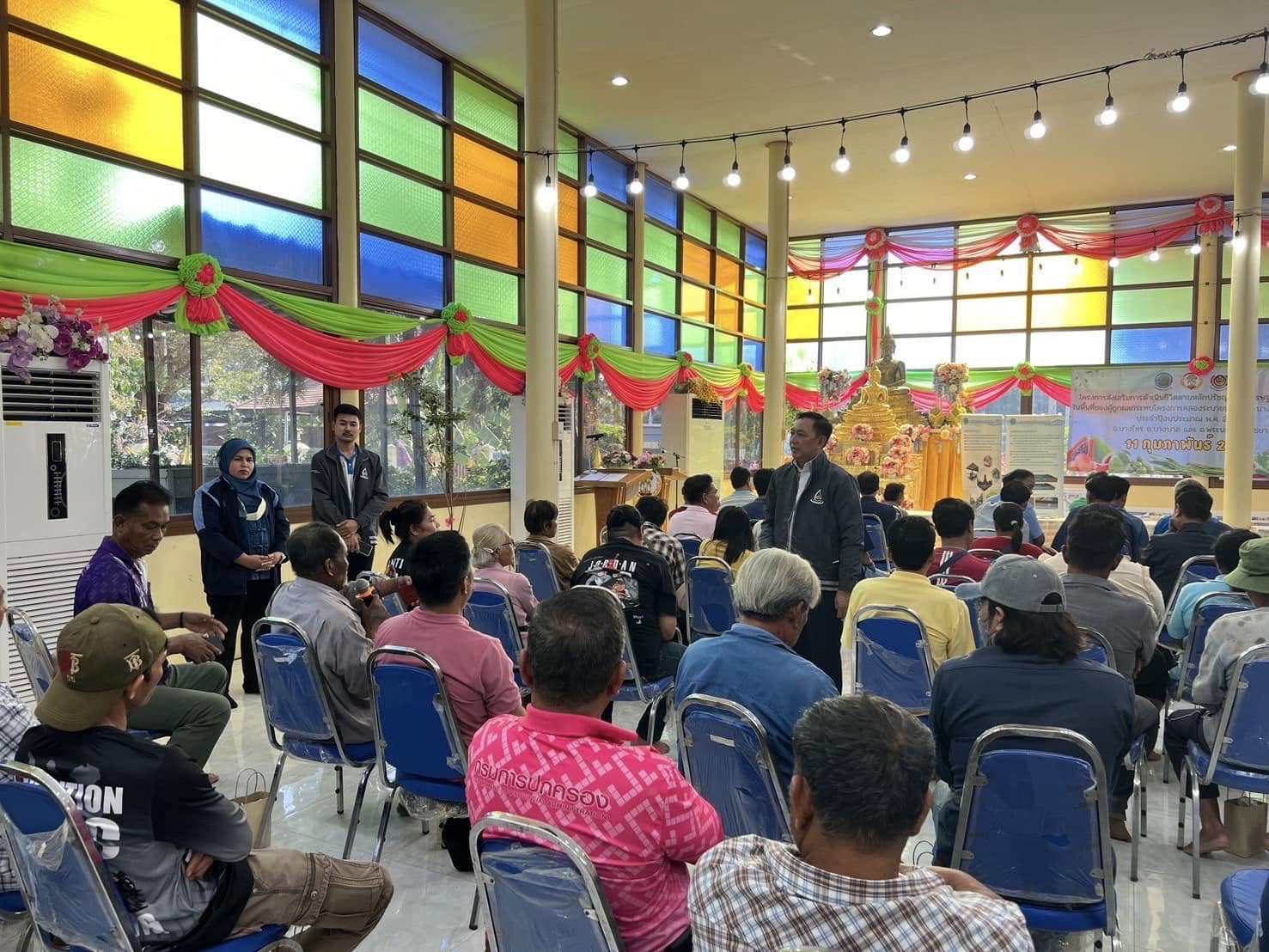 พช.อยุธยา ดำเนินโครงการส่งเสริมการดำเนินชีวิตตามหลักปรัชญาของเศรษฐกิจพอเพียงในพื้นที่ของผู้ถูกผลกระทบโครงการคลองระบายน้ำหลากบางบาล-บางไทร