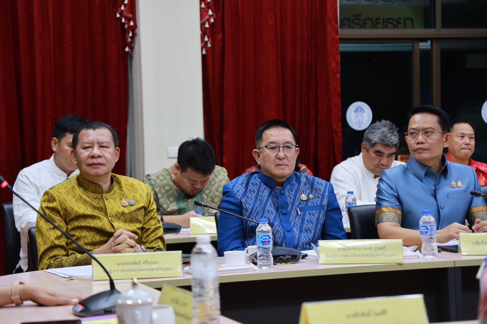 พจ.อยุธยา เข้าร่วมการประชุมนายอำเภอ และหัวหน้าส่วนราชการสังกัดกระทรวงมหาดไทย ประจำเดือน มกราคม 2568 และการประชุมคณะกรมการจังหวัด และหัวหน้าส่วนราชการประจำจังหวัดพระนครศรีอยุธยา เดือนมกราคม ครั้งที่ 1/2568