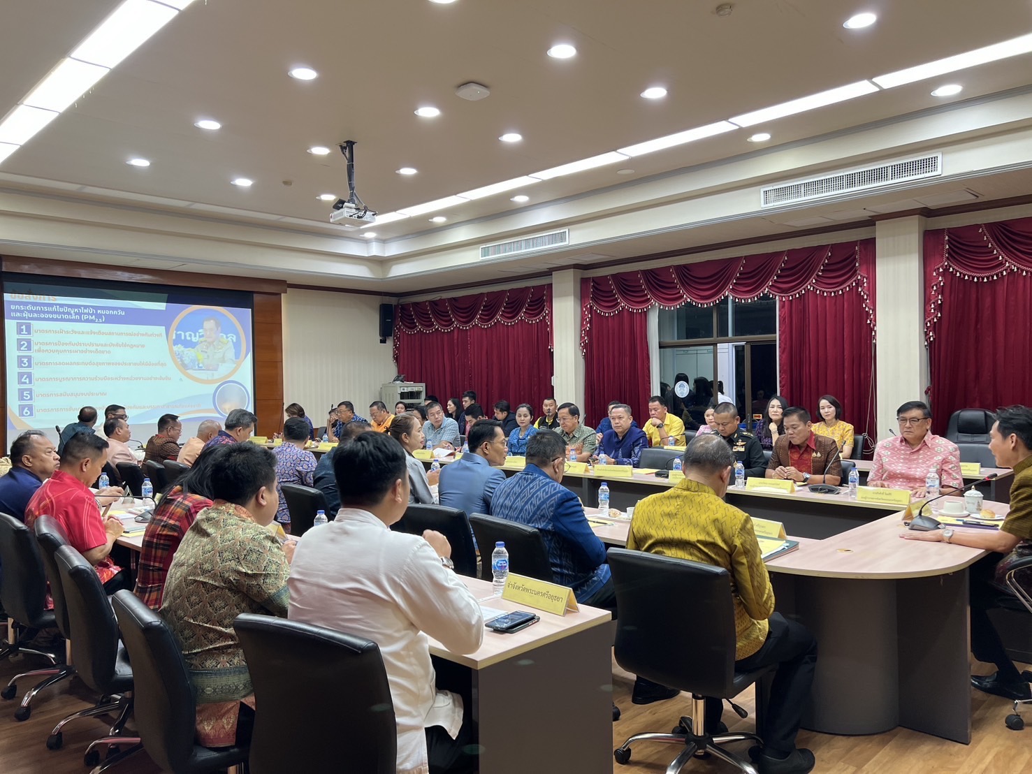 พจ.อยุธยา เข้าร่วมการประชุมนายอำเภอ และหัวหน้าส่วนราชการสังกัดกระทรวงมหาดไทย ประจำเดือน มกราคม 2568 และการประชุมคณะกรมการจังหวัด และหัวหน้าส่วนราชการประจำจังหวัดพระนครศรีอยุธยา เดือนมกราคม ครั้งที่ 1/2568