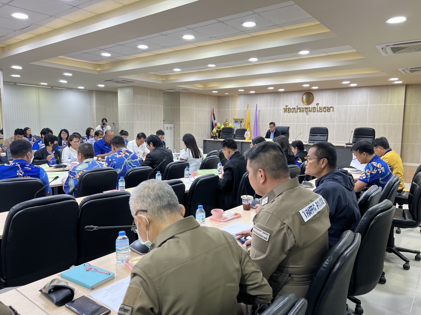 พจ.อยุธยา เข้าร่วมการประชุมเตรียมความพร้อมการจัดโครงการร้อยใจไทย สืบสานราชธรรม ทั้งแผ่นดิน