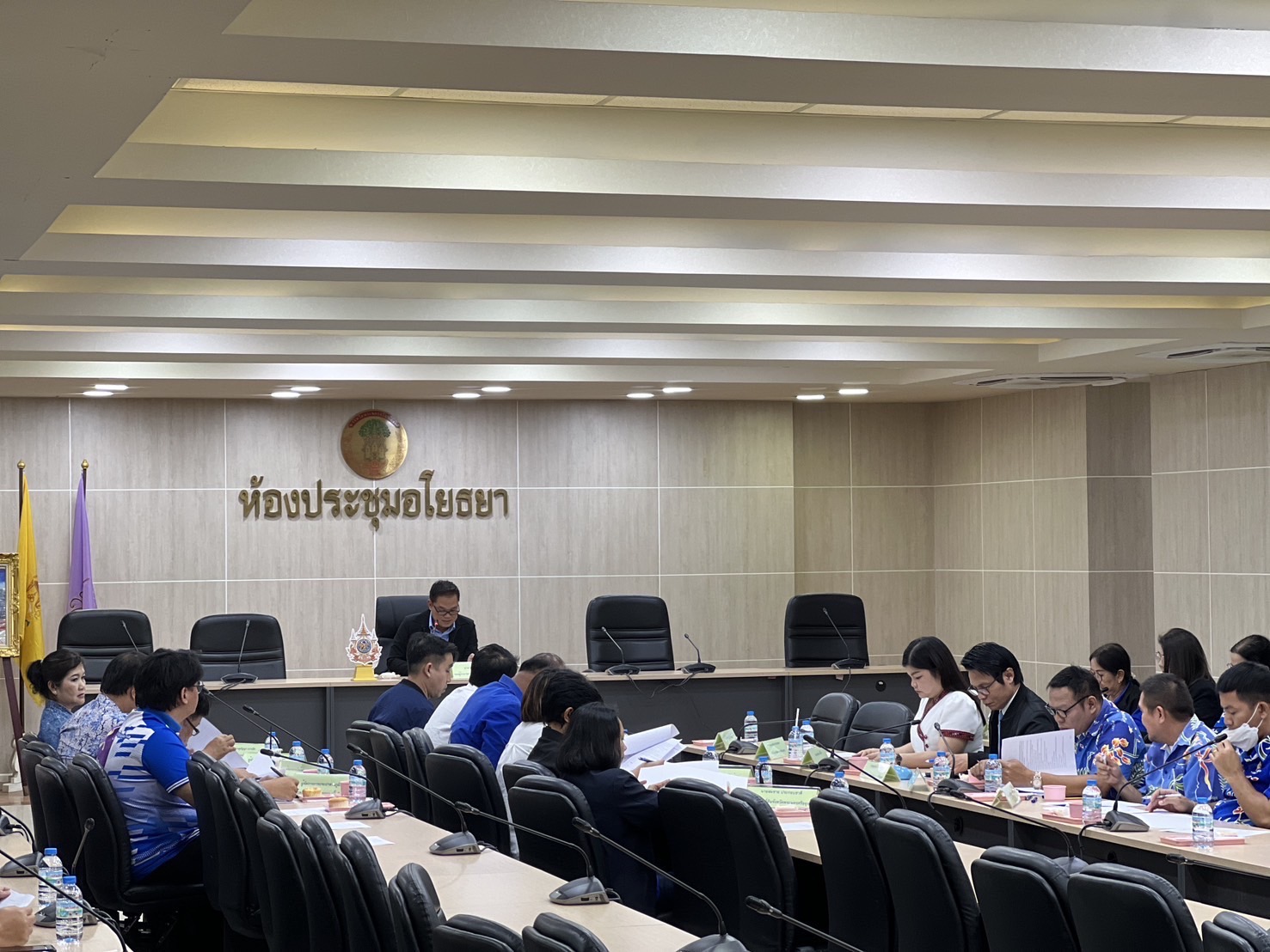 พจ.อยุธยา เข้าร่วมการประชุมเตรียมความพร้อมการจัดโครงการร้อยใจไทย สืบสานราชธรรม ทั้งแผ่นดิน