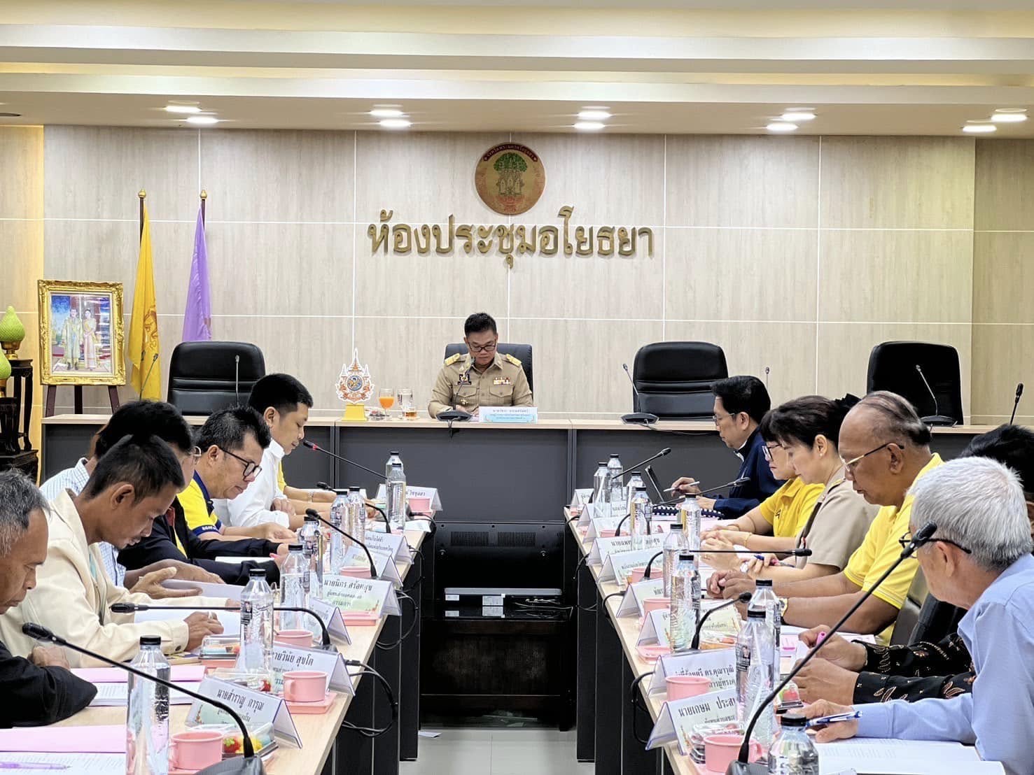 พช.อยุธยา ร่วมประชุมคณะกรรมการพัฒนาชุมชนในพื้นที่รอบโรงไฟฟ้า (คพรฟ.) ครั้งที่ 1/2568 กองทุนพัฒนาไฟฟ้าโรงไฟฟ้าวังน้อย จังหวัดพระนครศรีอยุธยา