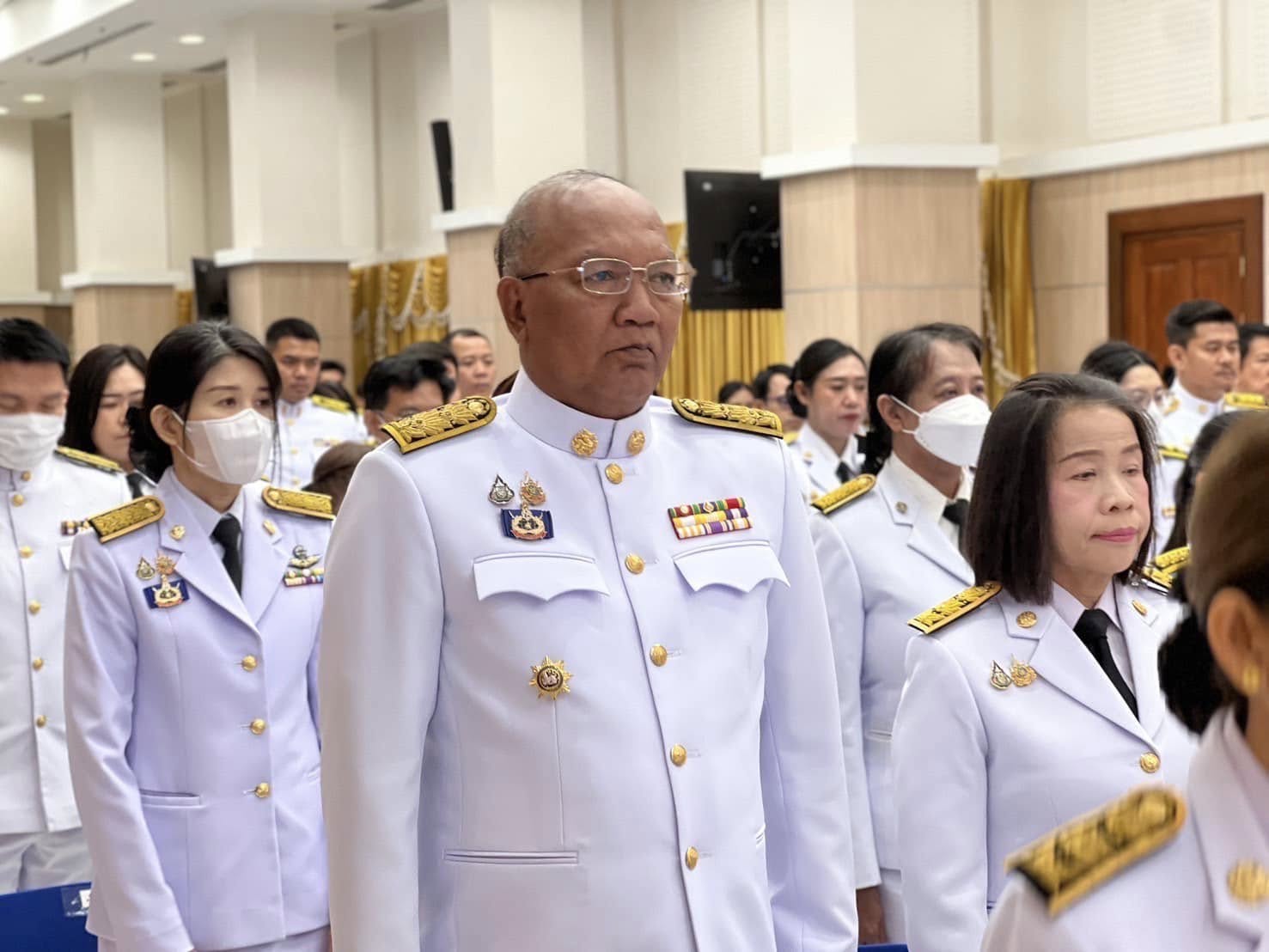 พช.อยุธยา ร่วมพิธีวางพานพุ่มดอกไม้ถวายราชสักการะเบื้องหน้าพระบรมสาทิสลักษณ์ พระบาทสมเด็จพระพุทธเลิศหล้านภาลัย เนื่องในวันระลึก “พระบาทสมเด็จพระพุทธเลิศหล้านภาลัย” ประจำปี พ.ศ. 2568