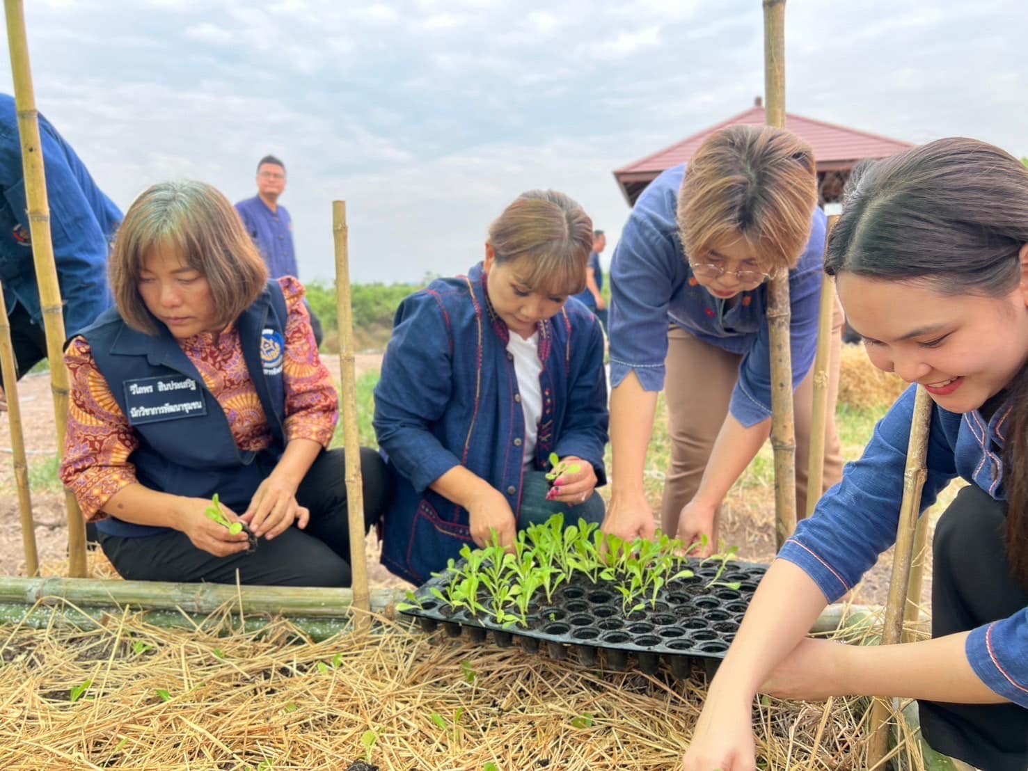 จังหวัดพระนครศรีอยุธยา จัดกิจกรรม KICK OFF “ผู้นำต้องทำก่อน“ ขับเคลื่อนการน้อมนำแนวพระราชดำริของสมเด็จพระกนิษฐาธิราชเจ้า กรมสมเด็จพระเทพรัตนราชสุดา ฯ สยามบรมราชกุมารี ปลูกผักสวนครัว เพื่อสร้างความมั่นคงทางอาหาร