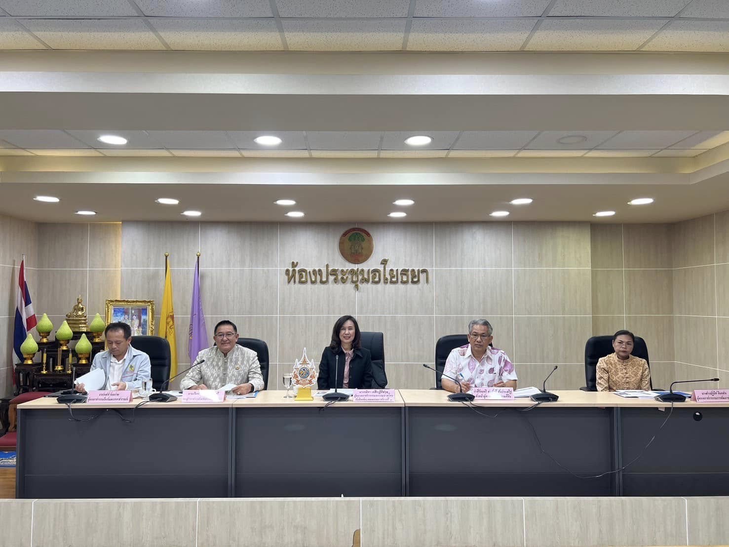 พช.อยุธยา ร่วมรับการตรวจราชการของผู้ตรวจราชการกระทรวงมหาดไทย เขตการตรวจราชการที่ 1 โดยนางรณิดา เหลืองฐิติสกุล