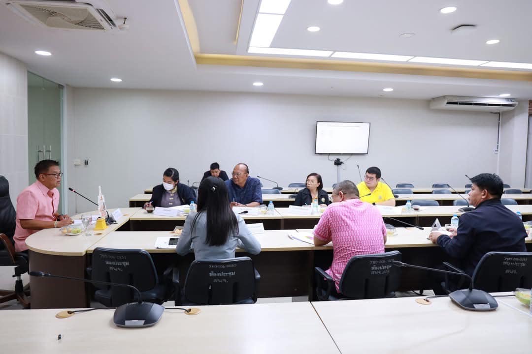 พช.อยุธยา ร่วมการประชุมคณะกรรมการแบ่งเขตเลือกตั้ง สมาชิกเทศบาลในจังหวัดพระนครศรีอยุธยา ครั้งที่ 2/2568