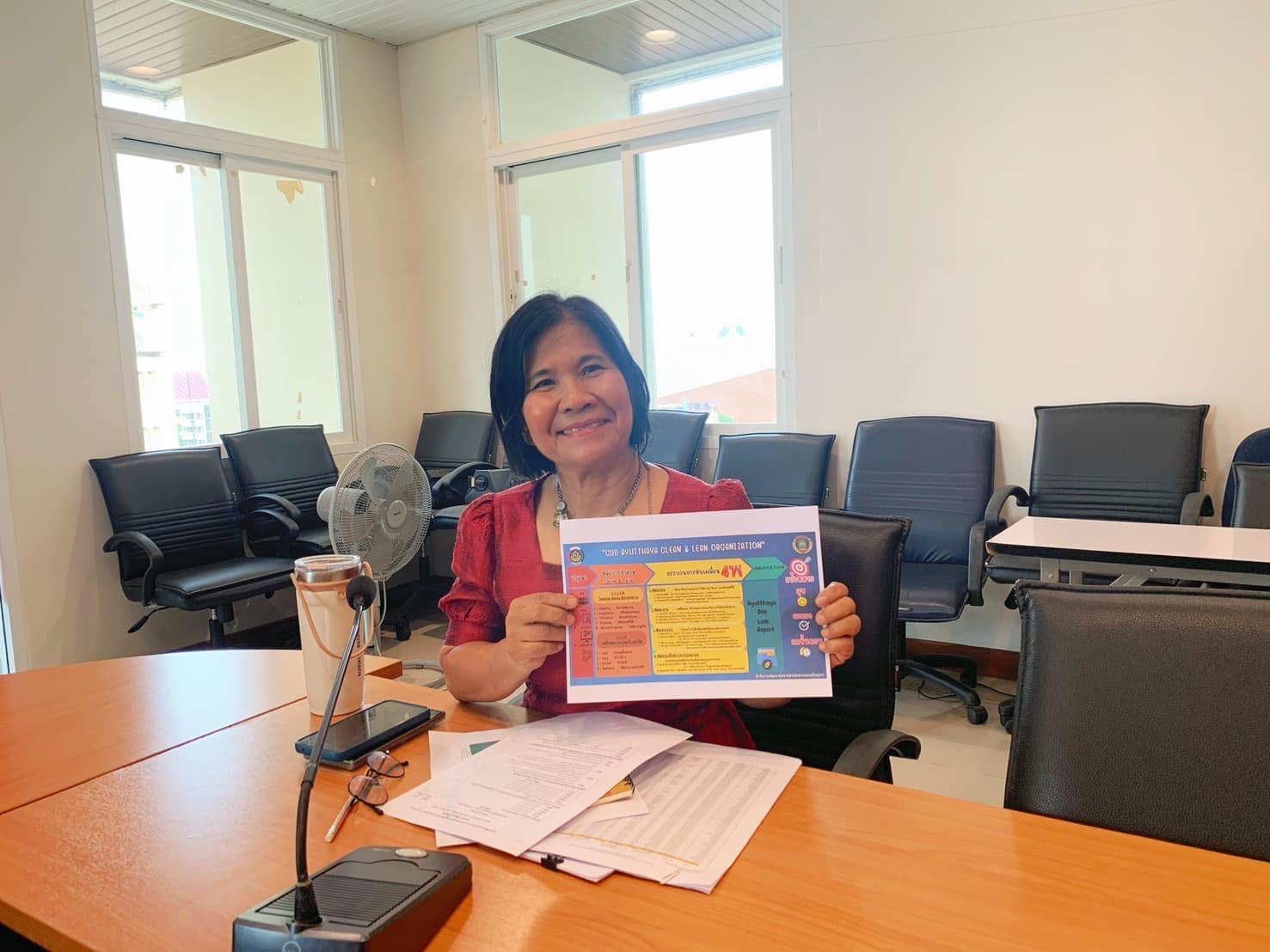 พช.อยุธยา เตรียมความพร้อม ยกระดับขีดสมรรถนะองค์กรพัฒนาการขับเคลื่อนงานผ่านนวัตกรรม CDD AYUTTHAYA “Clean & Lean organization