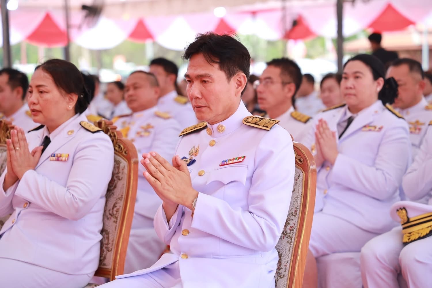 พช.อยุธยา ร่วมพิธีสักการะและพิธีบรวงสรวงดวงพระวิญญาณสมเด็จพระเจ้าอู่ทอง องค์ปฐมบรมกษัตริย์ เนื่องในวันสถาปนากรุงศรีอยุธยา ครบรอบ 675 ปี