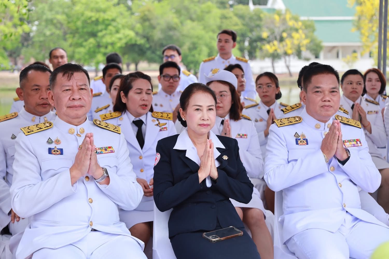 พช.อยุธยา ร่วมพิธีสักการะและพิธีบรวงสรวงดวงพระวิญญาณสมเด็จพระเจ้าอู่ทอง องค์ปฐมบรมกษัตริย์ เนื่องในวันสถาปนากรุงศรีอยุธยา ครบรอบ 675 ปี