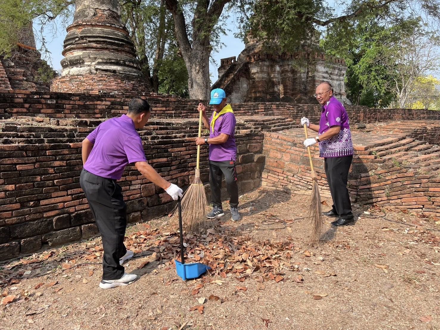 พช.อยุธยา ร่วมกิจกรรมรณรงค์ดูแลรักษามรดกศิลปวัฒนธรรมของชาติ เฉลิมพระเกียรติสมเด็จพระกนิษฐาธิราชเจ้า กรมสมเด็จพระเทพรัตนราชสุดาฯ สยามบรมราชกุมารี เนื่องในโอกาสวันคล้ายวันพระราชสมภพ 2 เมษายน 2568 และวันอนุรักษ์มรดกไทย