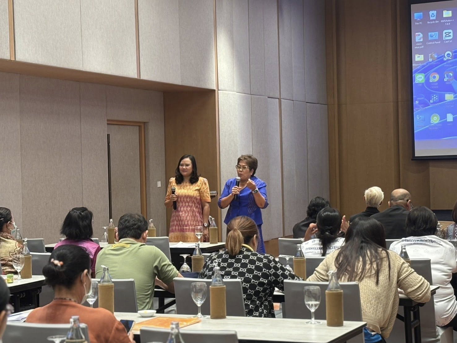 พช.อยุธยา ดำเนินโครงการประชุมเชิงปฏิบัติการส่งเสริมกิจกรรมเครือข่ายกลุ่มออมทรัพย์เพื่อการผลิต ระดับจังหวัด