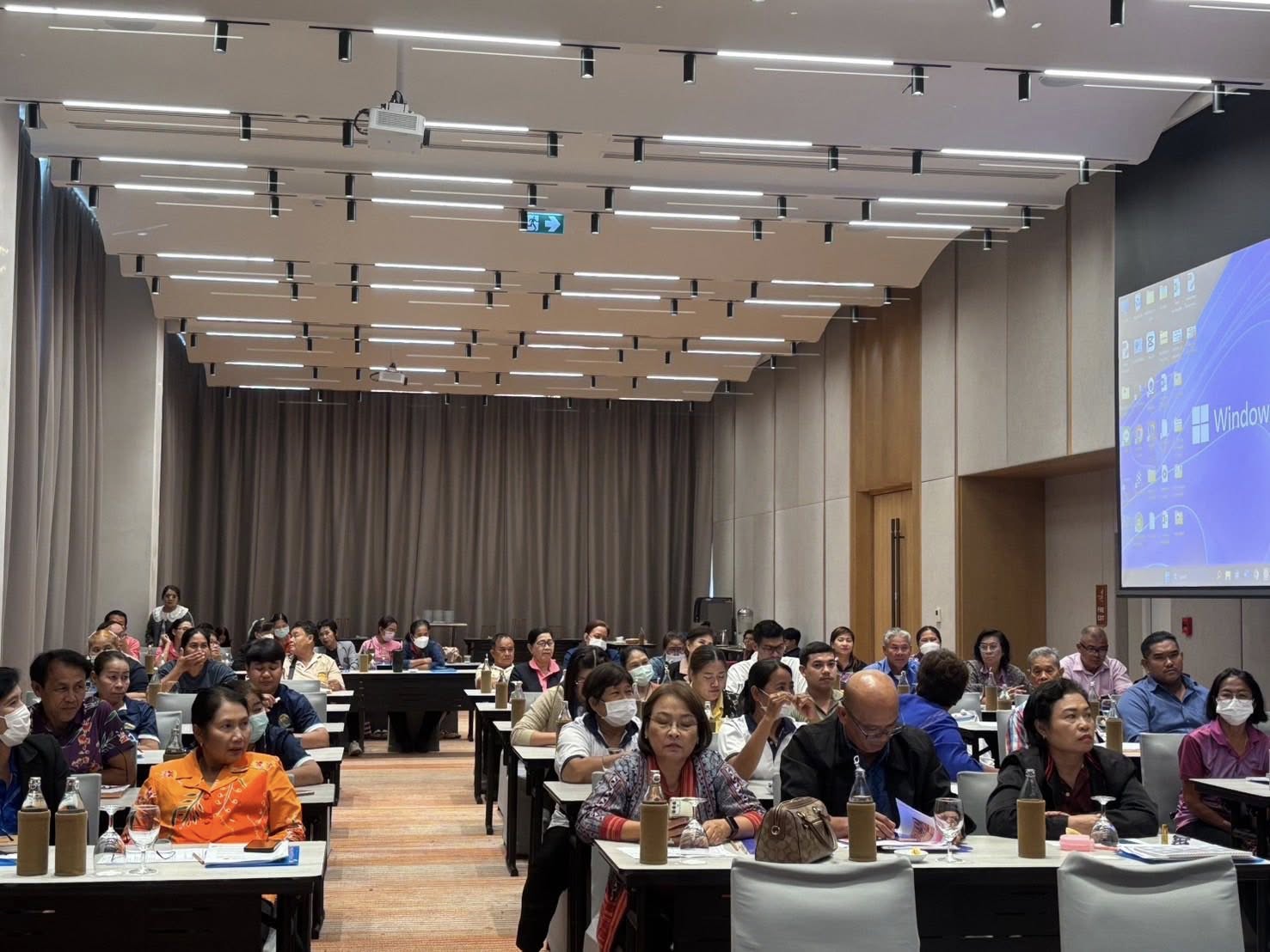 พช.อยุธยา ดำเนินโครงการประชุมเชิงปฏิบัติการส่งเสริมกิจกรรมเครือข่ายกลุ่มออมทรัพย์เพื่อการผลิต ระดับจังหวัด