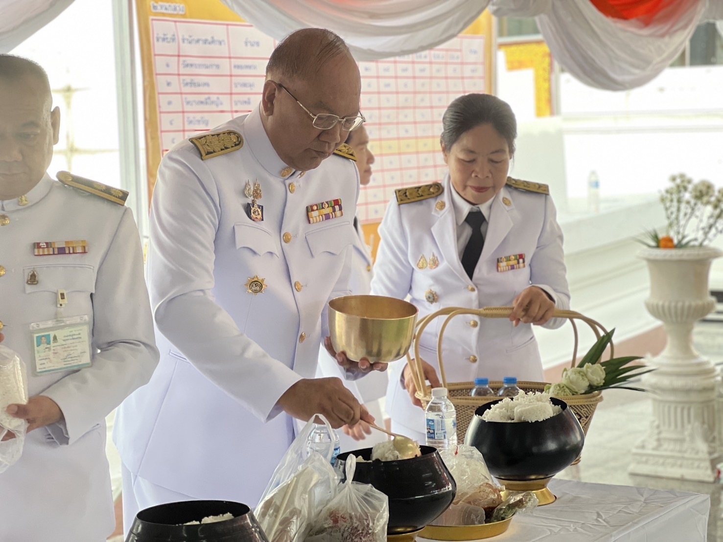 พช. อยุธยา ร่วมพิธีเจริญพระพุทธมนต์และทำบุญตักบาตรถวายเป็นพระราชกุศลฯ เฉลิมพระเกียรติเนื่องในโอกาสวันคล้ายวันประสูติสมเด็จพระเจ้าน้องนางเธอ เจ้าฟ้าจุฬาภรณวลัยลักษณ์ อัครราชกุมารี กรมพระศรีสวางควัฒน วรขัตติยราชนารี 4 กรกฎาคม 6825