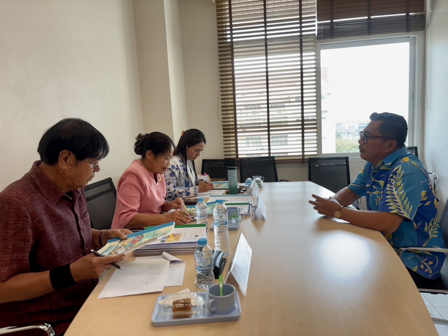 พช.อยุธยา ดำเนินการตรวจประเมินเพื่อรับรองระบบมาตรฐานการพัฒนาชุมชน (มชช.) ระดับจังหวัด ประจำปี 2568