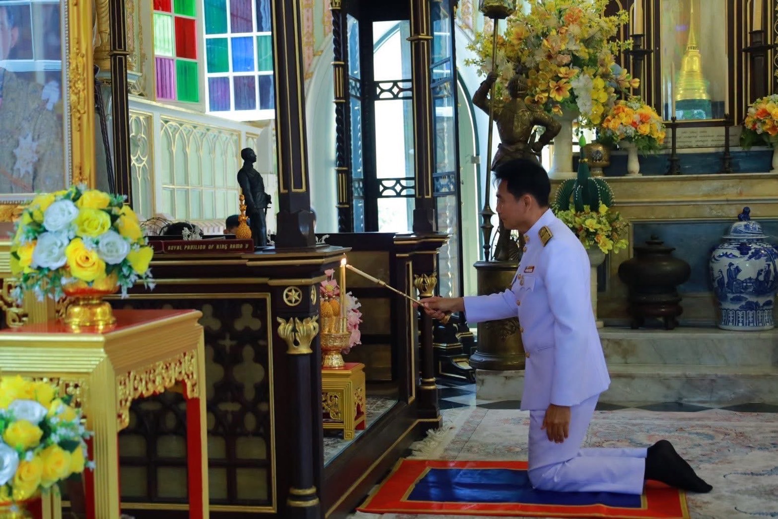 พช.อยุธยา ร่วมพิธีอัญเชิญเทียนพรรษาพระราชทานแก่ 7 วัดพระอารามหลวง เพื่อจุดบูชาพระรัตนตรัยอุทิศถวายเป็นพุทธบูชา เนื่องในเทศกาลเข้าพรรษา ประจำปี 2568