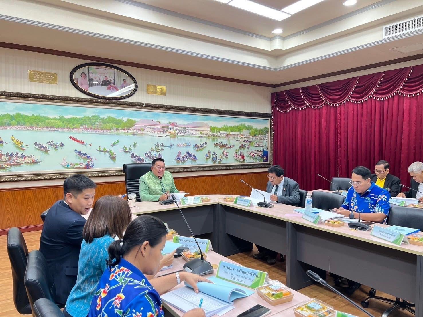 พช.อยุธยา ร่วมการประชุมคณะกรรมการพัฒนาชุมชนในพื้นที่รอบโรงไฟฟ้า กองทุนพัฒนาไฟฟ้าจังหวัด พระนครศรีอยุธยา 4 ครั้งที่ 3/2568 (ครั้งที่ 42)