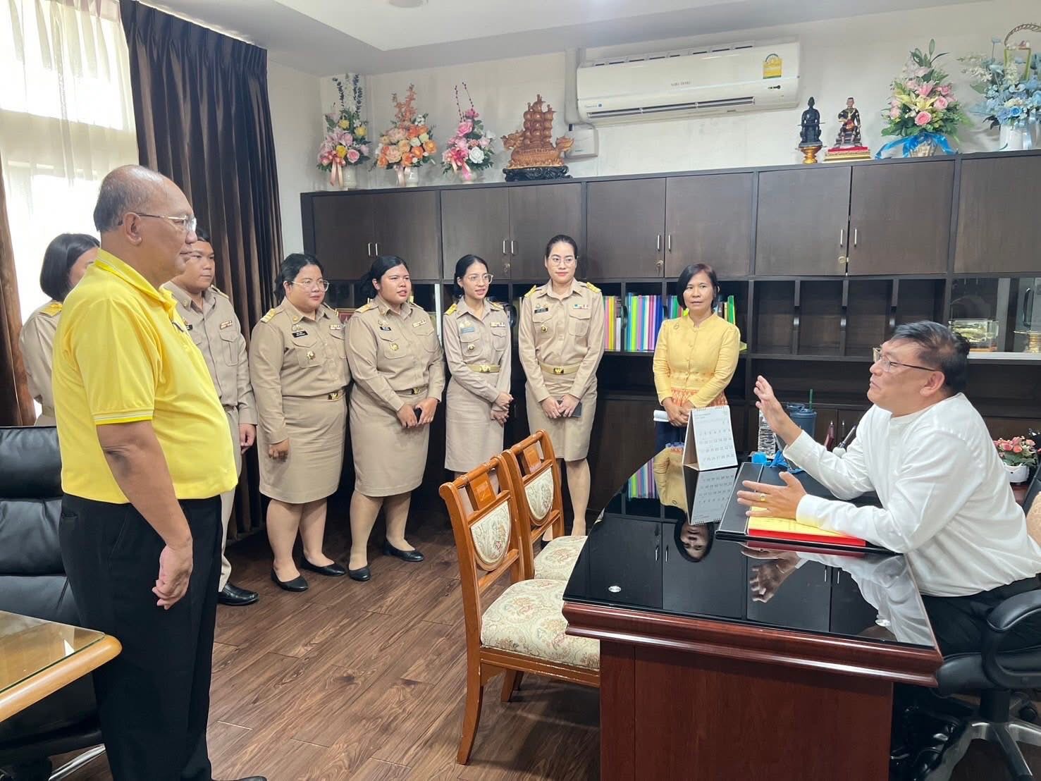 🔹พช.พระนครศรีอยุธยา🔹 พช.อยุธยา นำพัฒนากรบรรจุใหม่ รุ่นที่ 131 รายงานตัวกับผู้บริหารระดับจังหวัดพระนครศรีอยุธยา