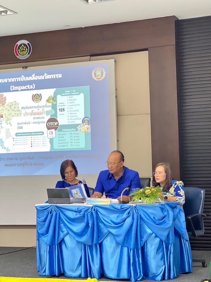 พช.อยุธยา ร่วมนำเสนอผลงานการคัดเลือกหน่วยงานต้นแบบและนวัตกรรมดีเด่น ประจำปี 2568